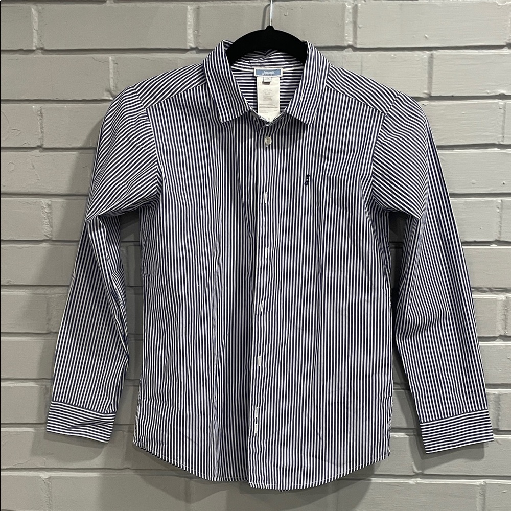 Boys Jacadi Striped Button Down Shirt